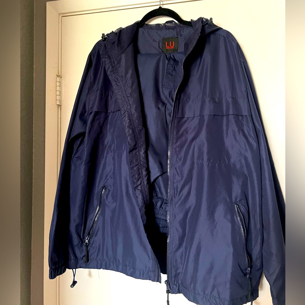 Línea Uomo Navy Blue Lightweight Tracksuit - Size M